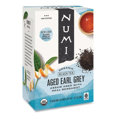 NUMI Organic Teas, 1.27oz., Aged Earl Grey, PK18 10170